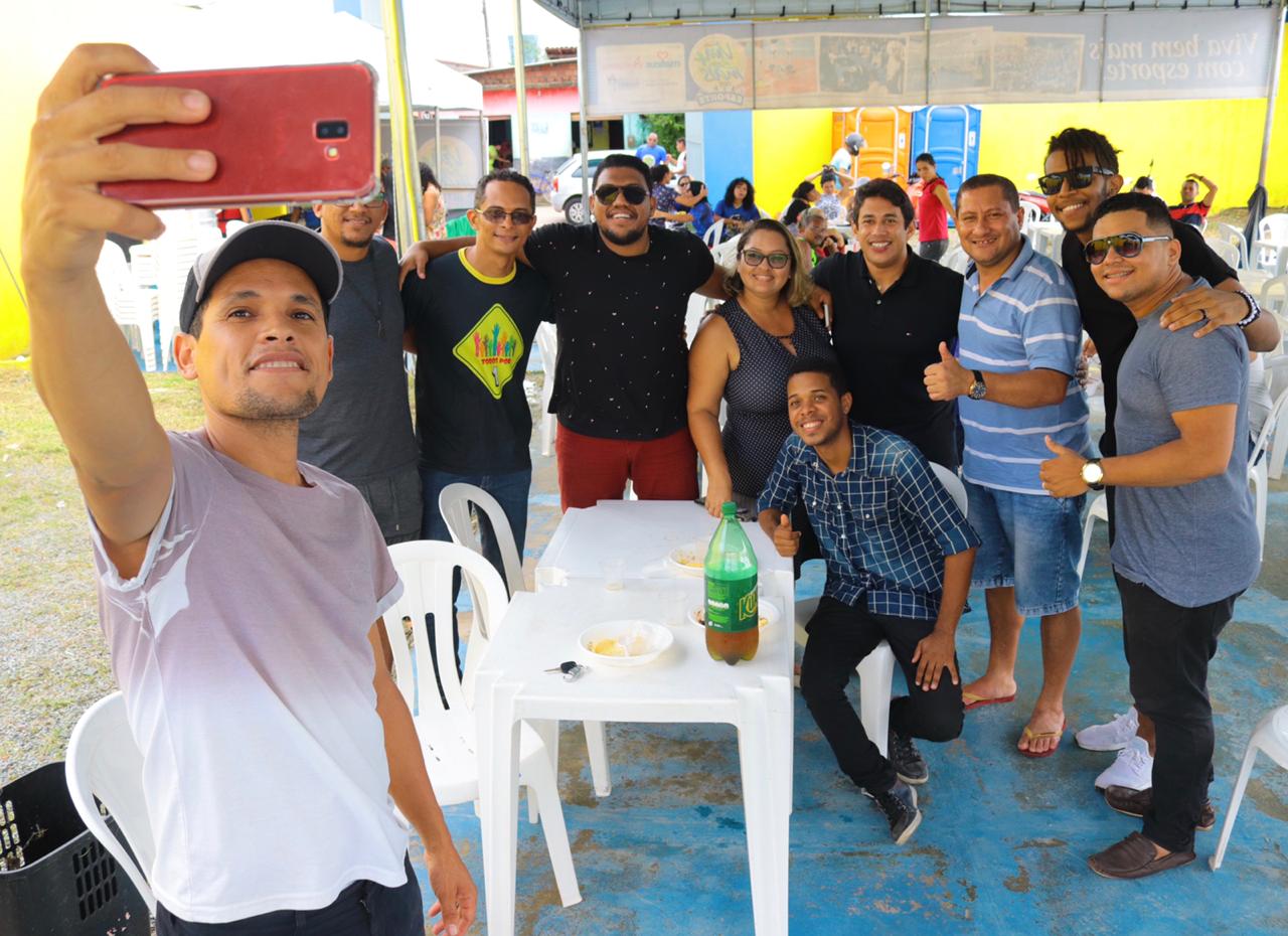 O vereador também participou de feijoada solidária na região da Vila Luizão.