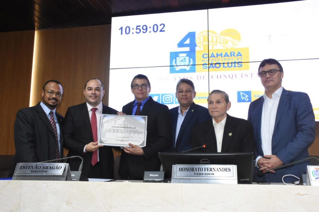 Câmara de São Luís concede título de cidadão ao oftalmologista Paulo Carvalho de Sousa