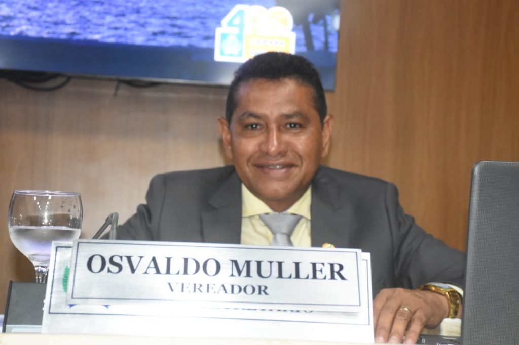 O vereador Osvaldo Müller (PT)