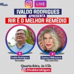 Vereador Ivaldo Rodrigues promove live cultural nesta quarta-feira, no Instagram