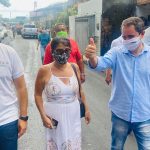 Acompanhada do prefeito Edivaldo Holanda Júnior, vereadora Fátima Araújo vistoria obra de pavimentação asfáltica no Anil