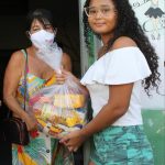 Primeira ação de Fátima Araújo em 2021, beneficiou centenas de famílias com cestas básicas